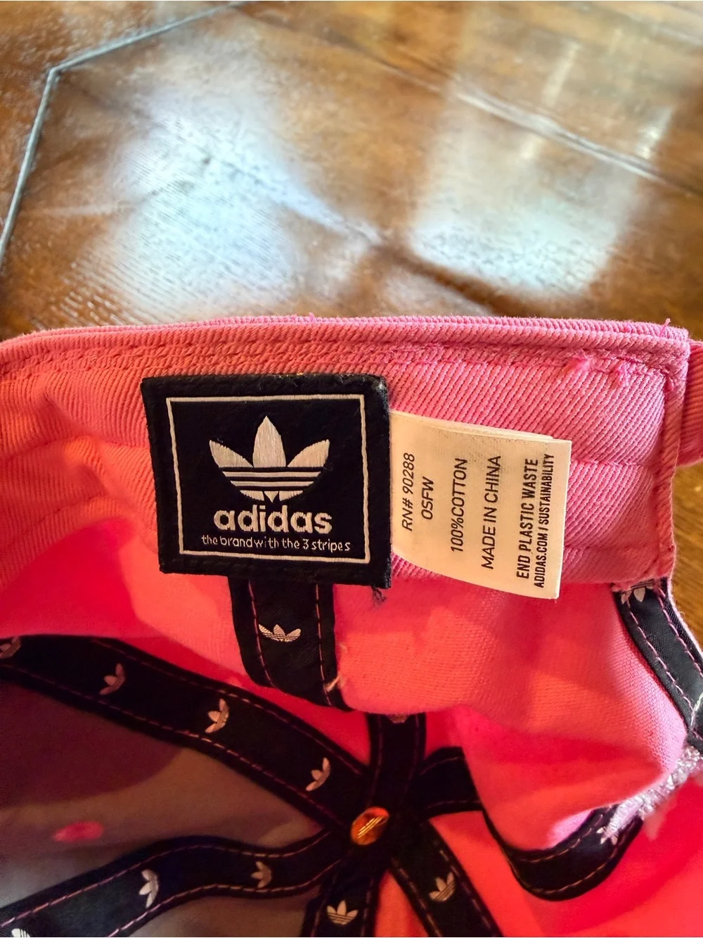adidas Pink Trefoil Baseball Cap